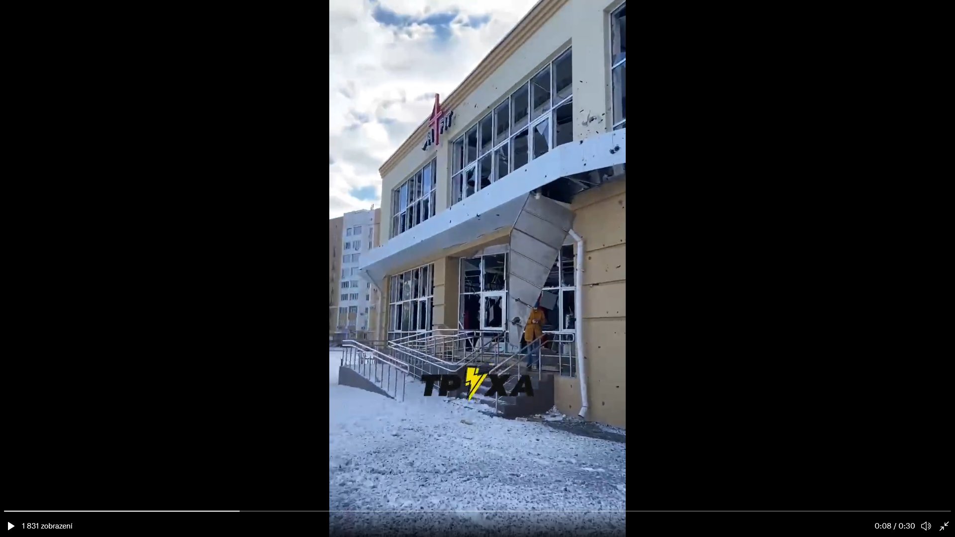 Aftermath of shelling attack in Kharkiv, Ukraine