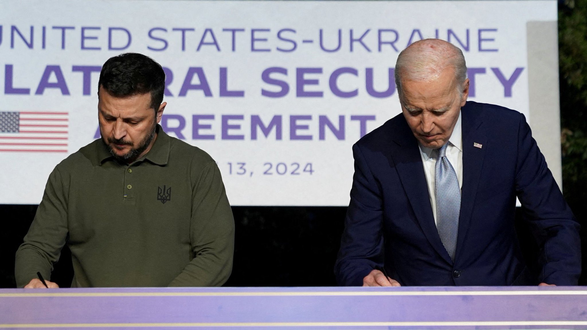 USA-Ukraine Security Deal Signed, Not Ratified