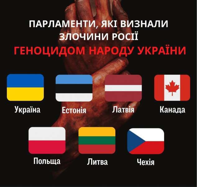 Six foreign parliaments and Ukraine recognize Russian genocide