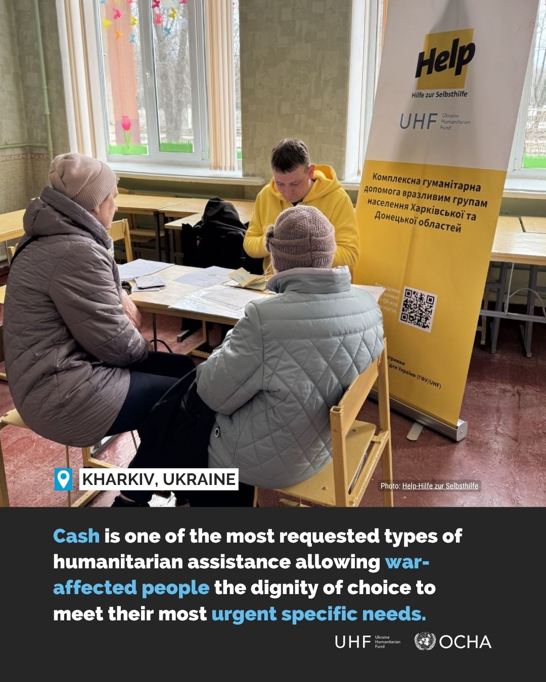 Cash Aid Reaches Kharkiv Residents After Devastating Attack