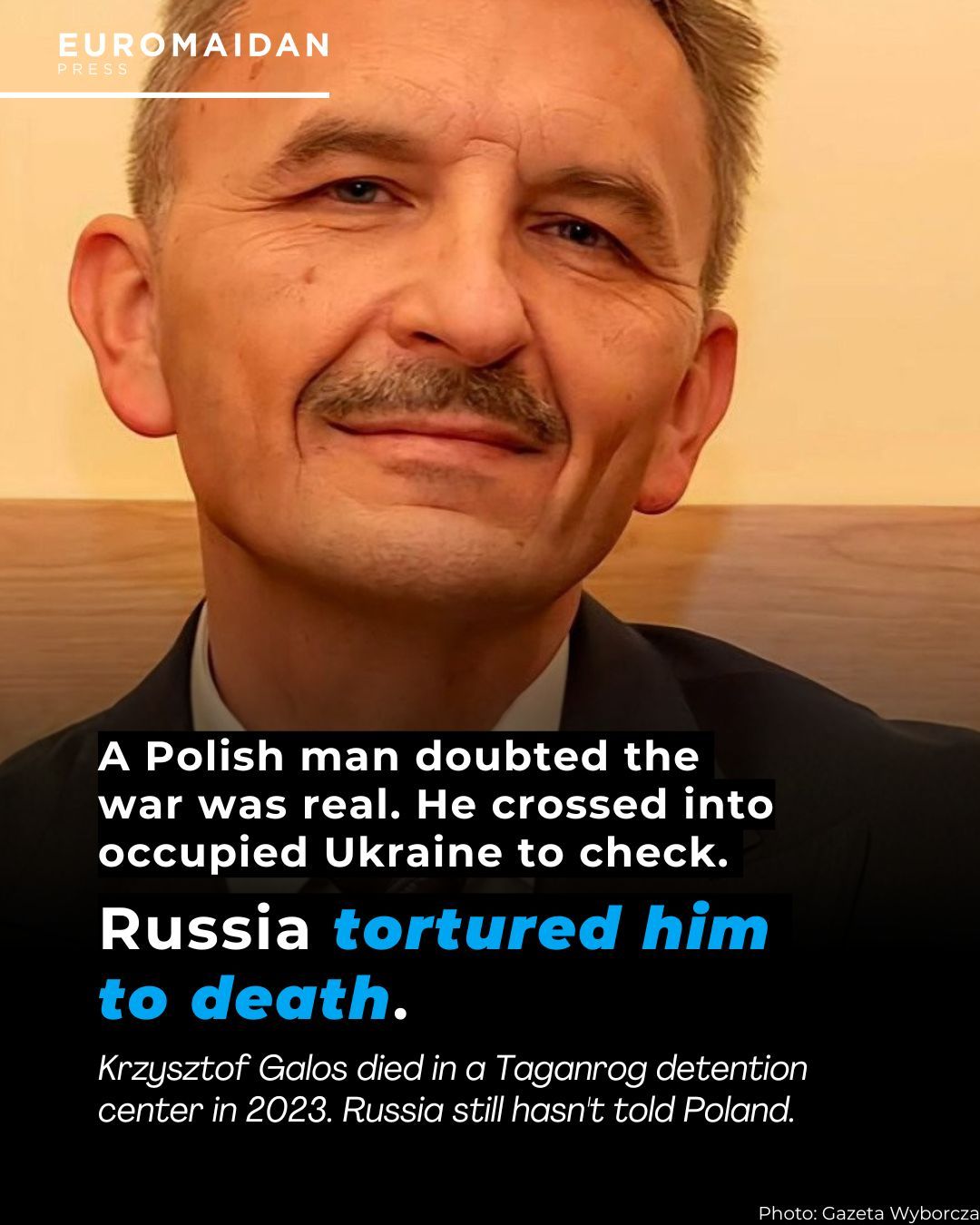 Polish man disbelieving war detained in Russian-occupied Ukraine