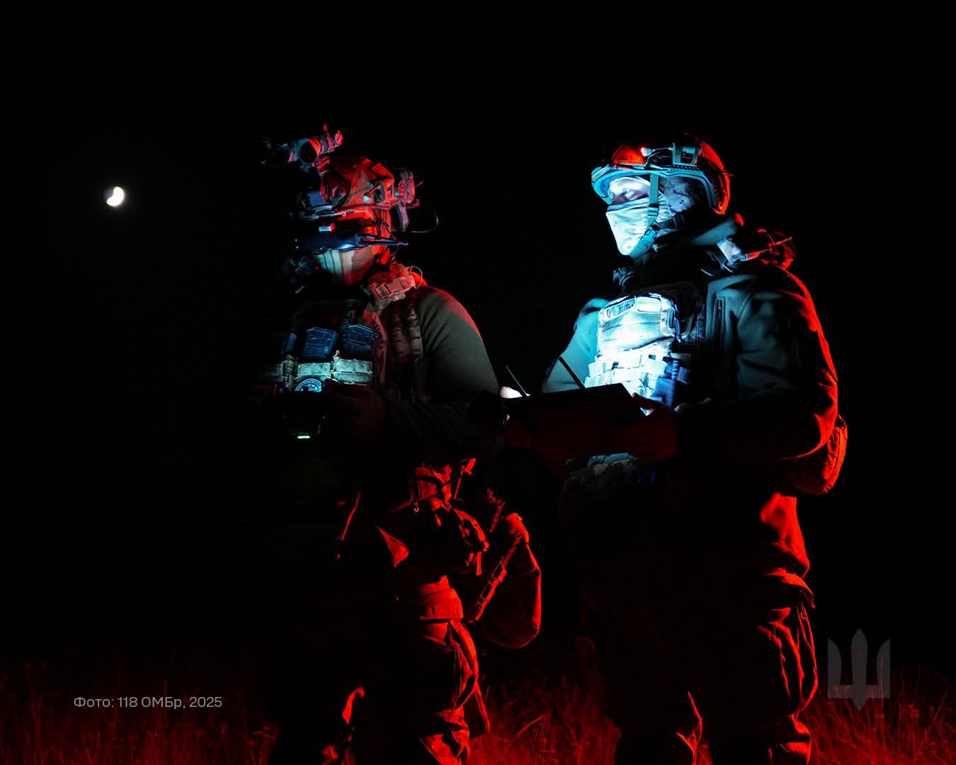 The night hides their faces, not their determination