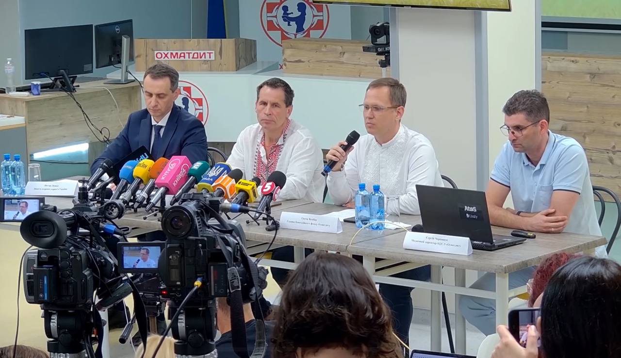 Tender for Okhmatdyt reconstruction to be re-tendered on Prozorro, says Lyashko