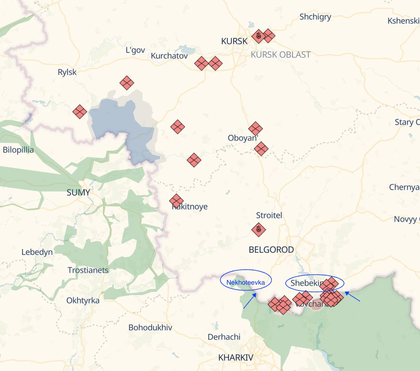 AFU breakthrough in Shebekino and Nekhoteevka, Belgorod region