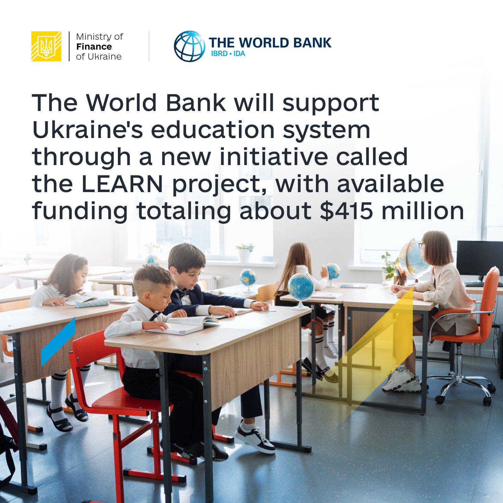 World Bank approves LEARN project for Ukraine education system