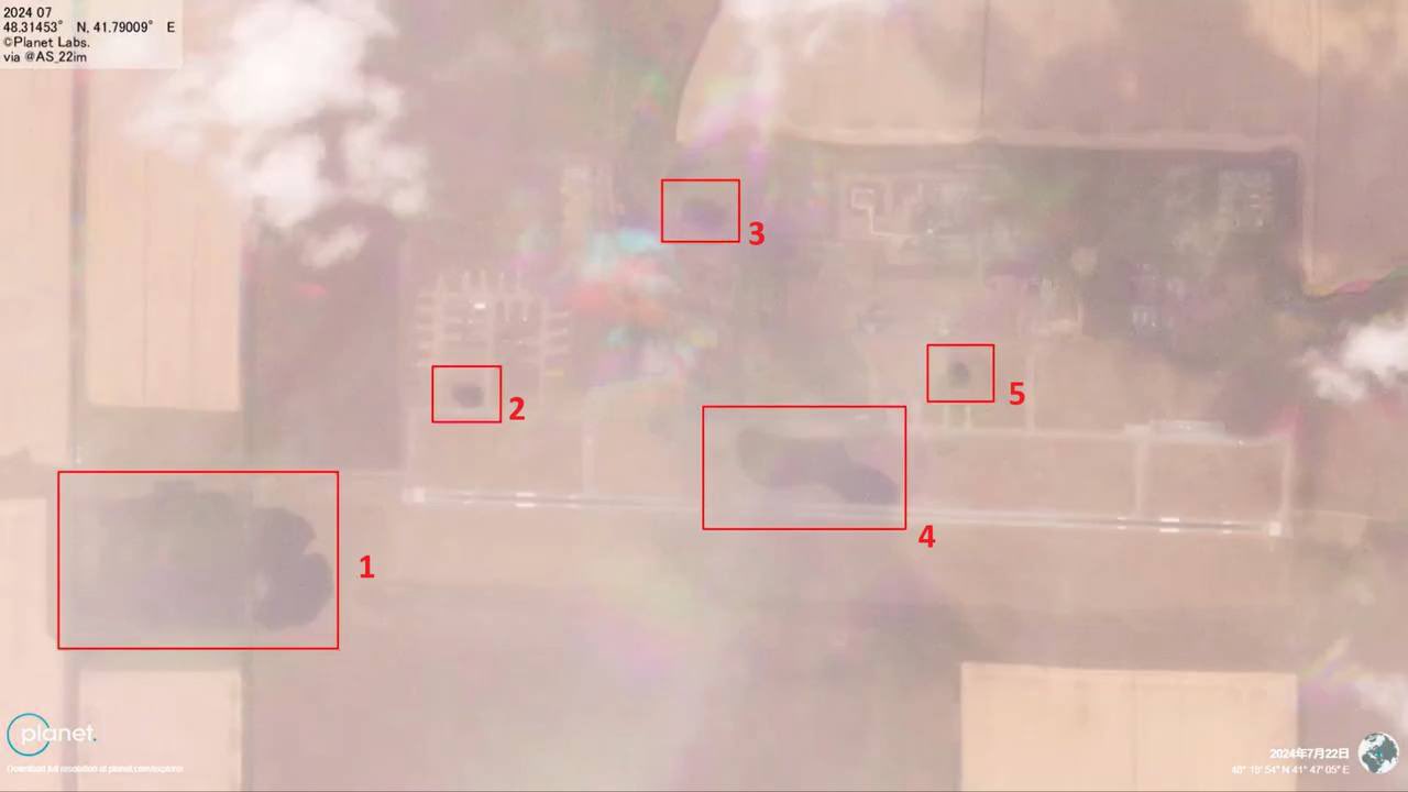 Satellite images of Morozovsk airport show S-300, Su-34, fuel areas