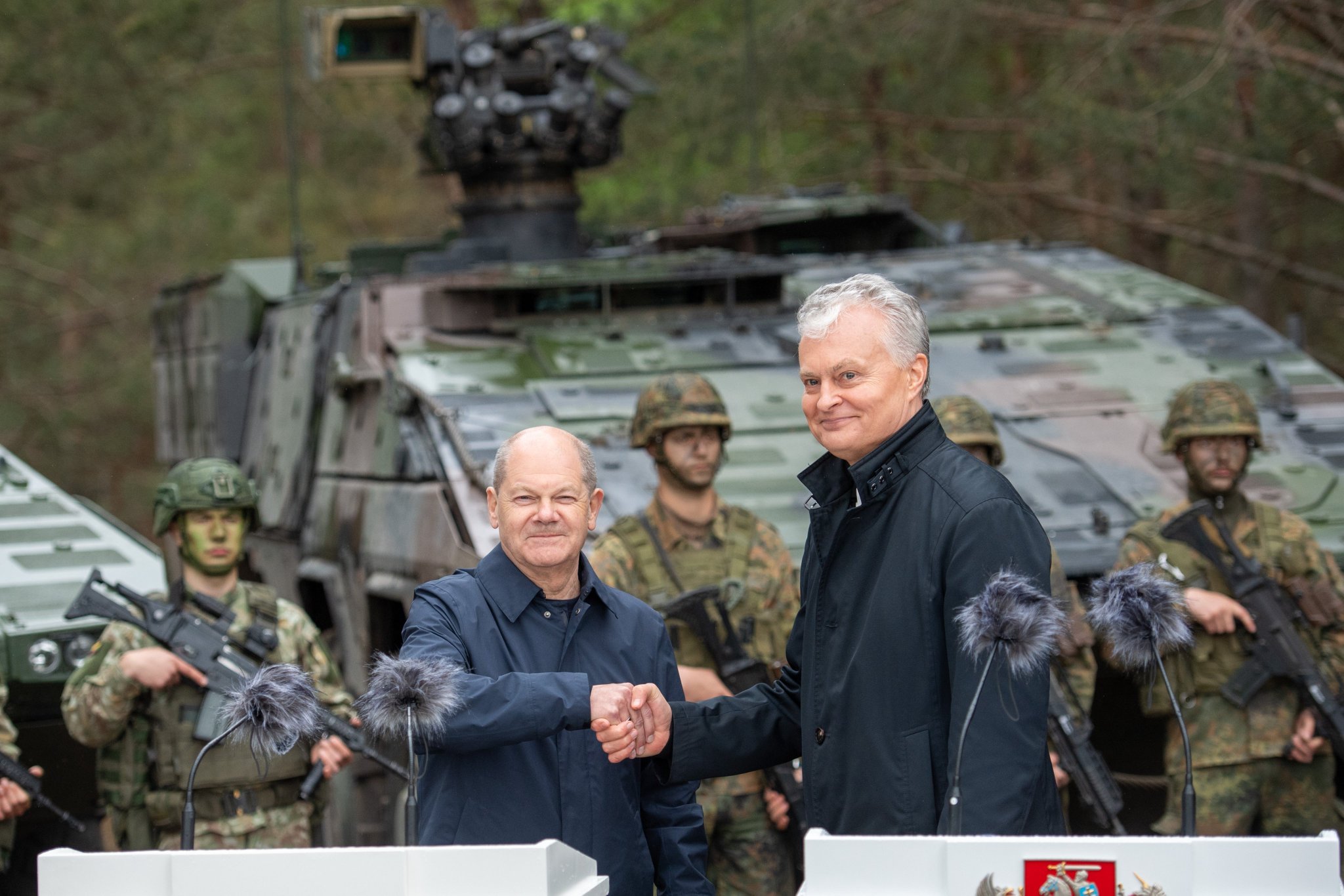 Scholz pledges to defend Baltic states from Russian attack