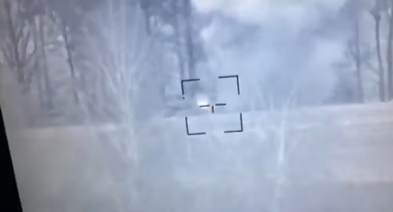 Defenders destroy enemy equipment with ATGM