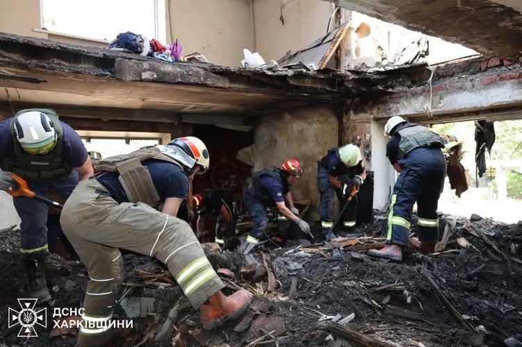 Kharkiv high-rise strike death toll rises to 9, 75-year-old woman ninth victim.