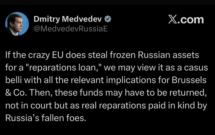 Frozen Russian assets transfer to Ukraine: the ultimate argument.