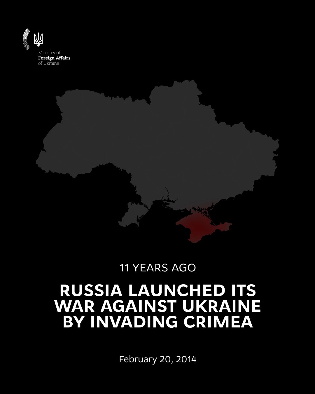 11th anniversary of Russia-Ukraine war start on Feb 20