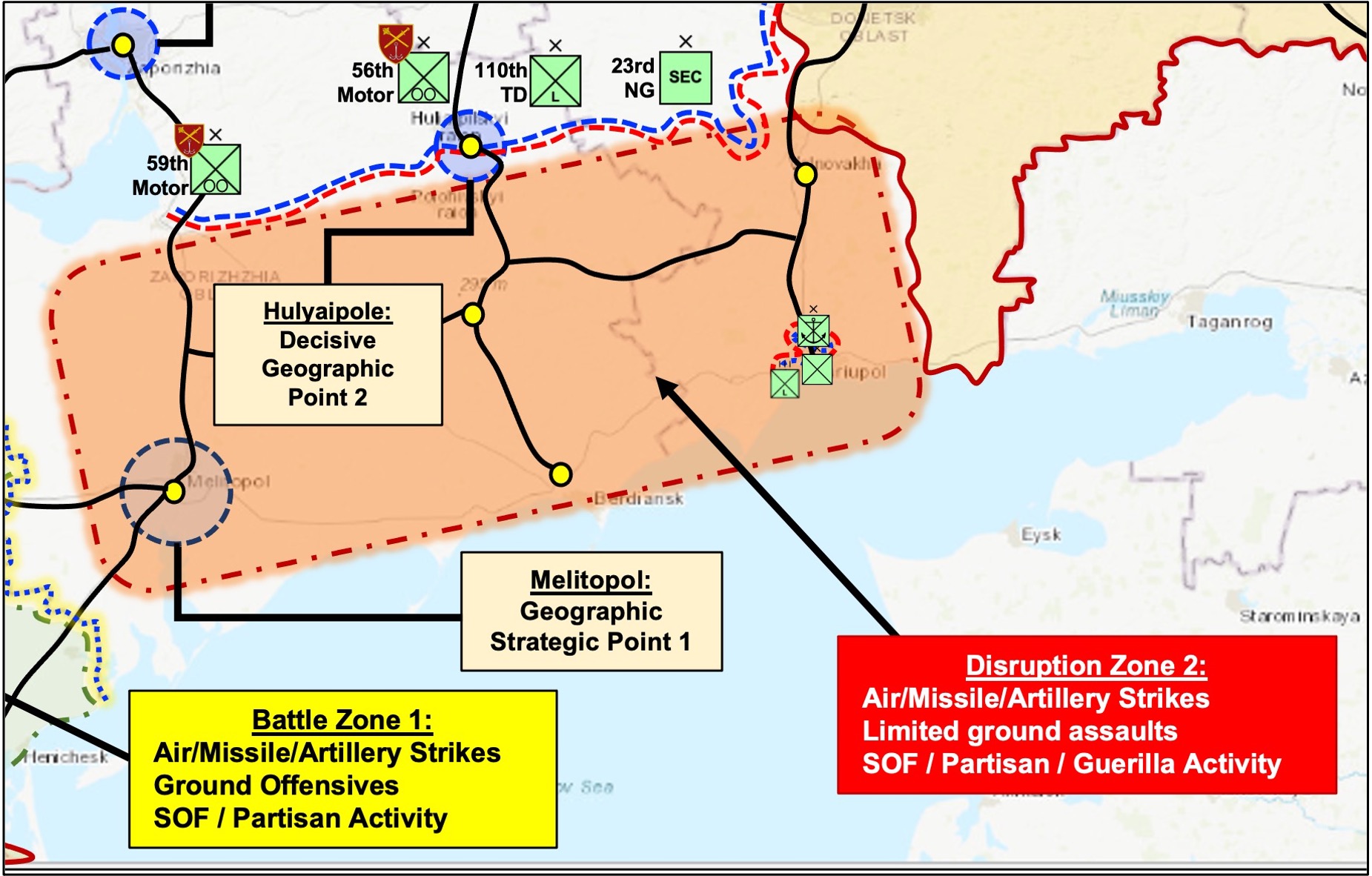 Ukraine must disrupt Russian logistics in Zaporizhzhia