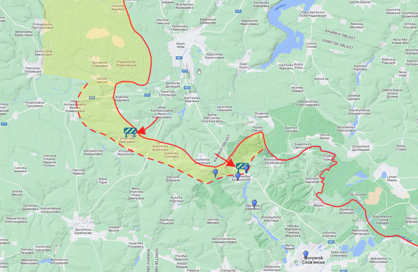 AFU halts Russian assault and sabotage attempts near Dmytrivka and Dolyna