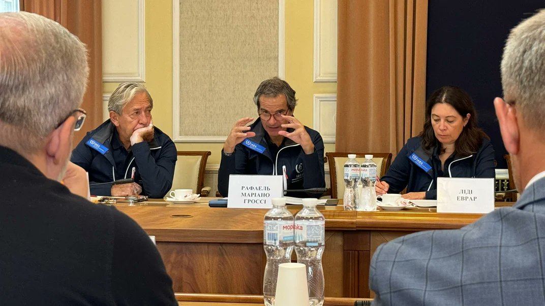 IAEA Chief Grossi on 10th visit to Zaporizhzhya NPP