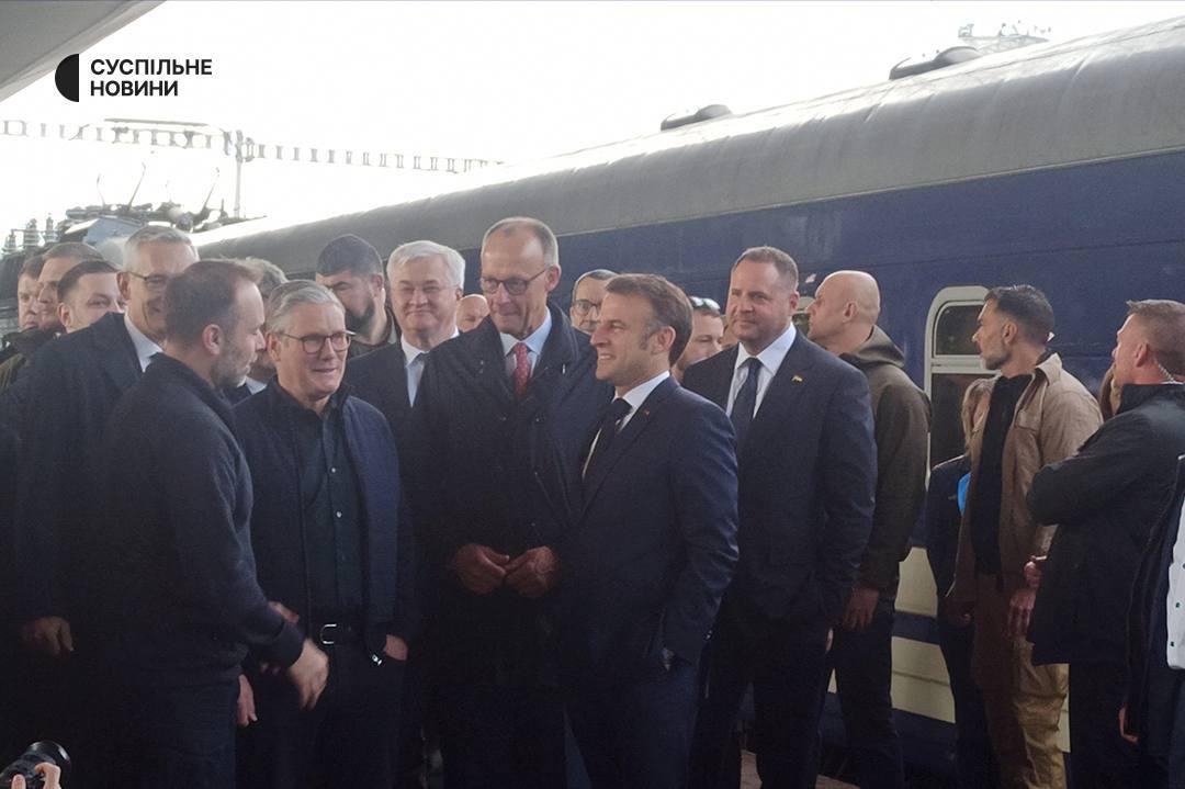 European leaders visit Kyiv