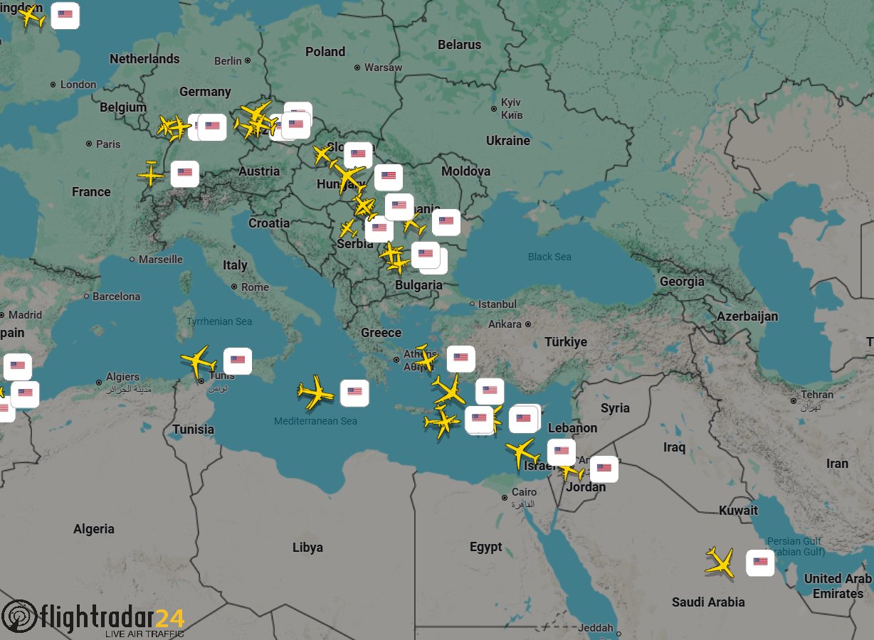 USAF Heavy Airbridge Continues Supporting Middle East Operations