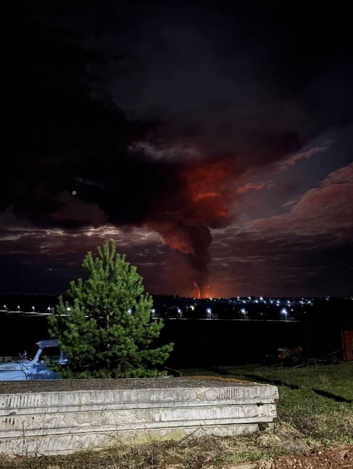 Explosions and Fire Reported in Occupied Melitopol Ukraine