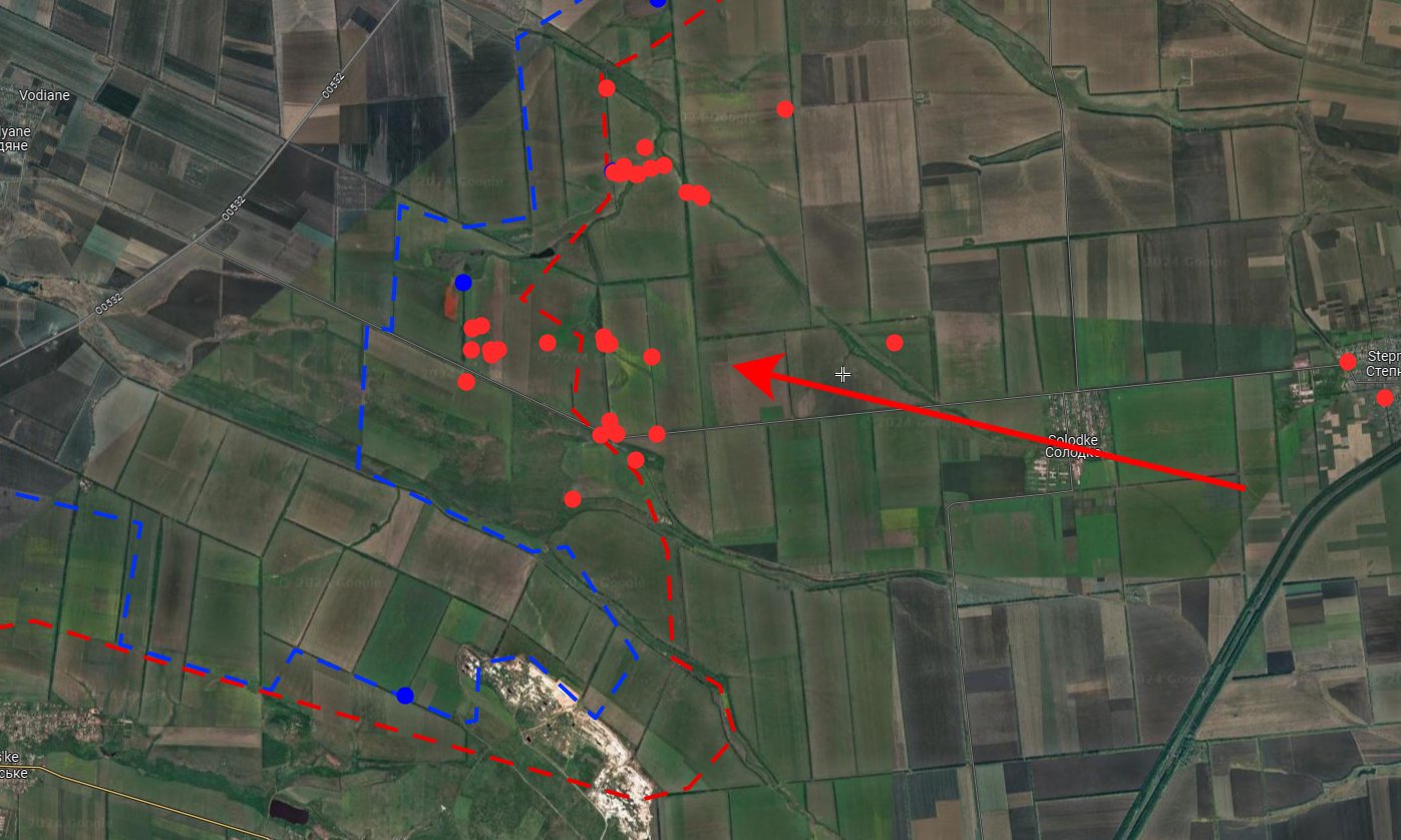 Solodke – Vodyane: Fighting for Farm Fields, Not Settlements. Numbers of Tanks and IFVs Reported.