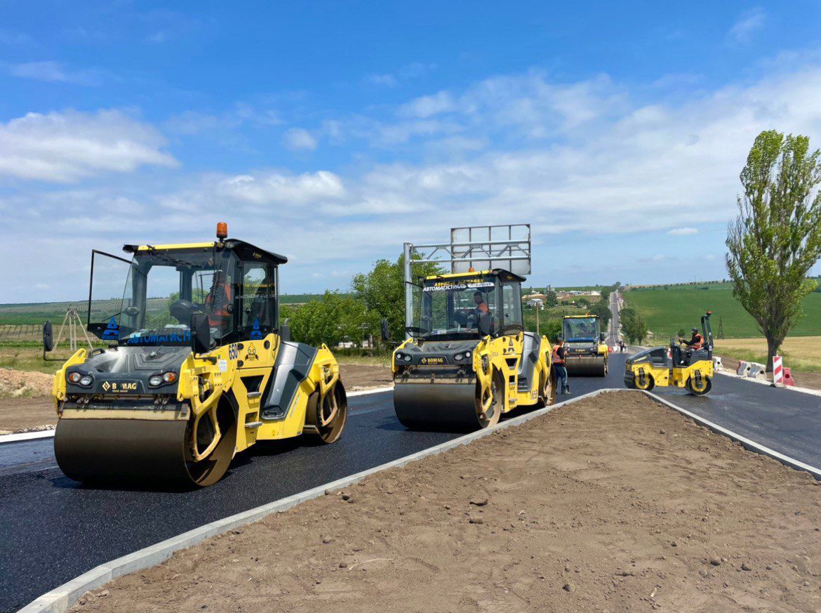 Road construction resumes on Kyiv-Odesa route