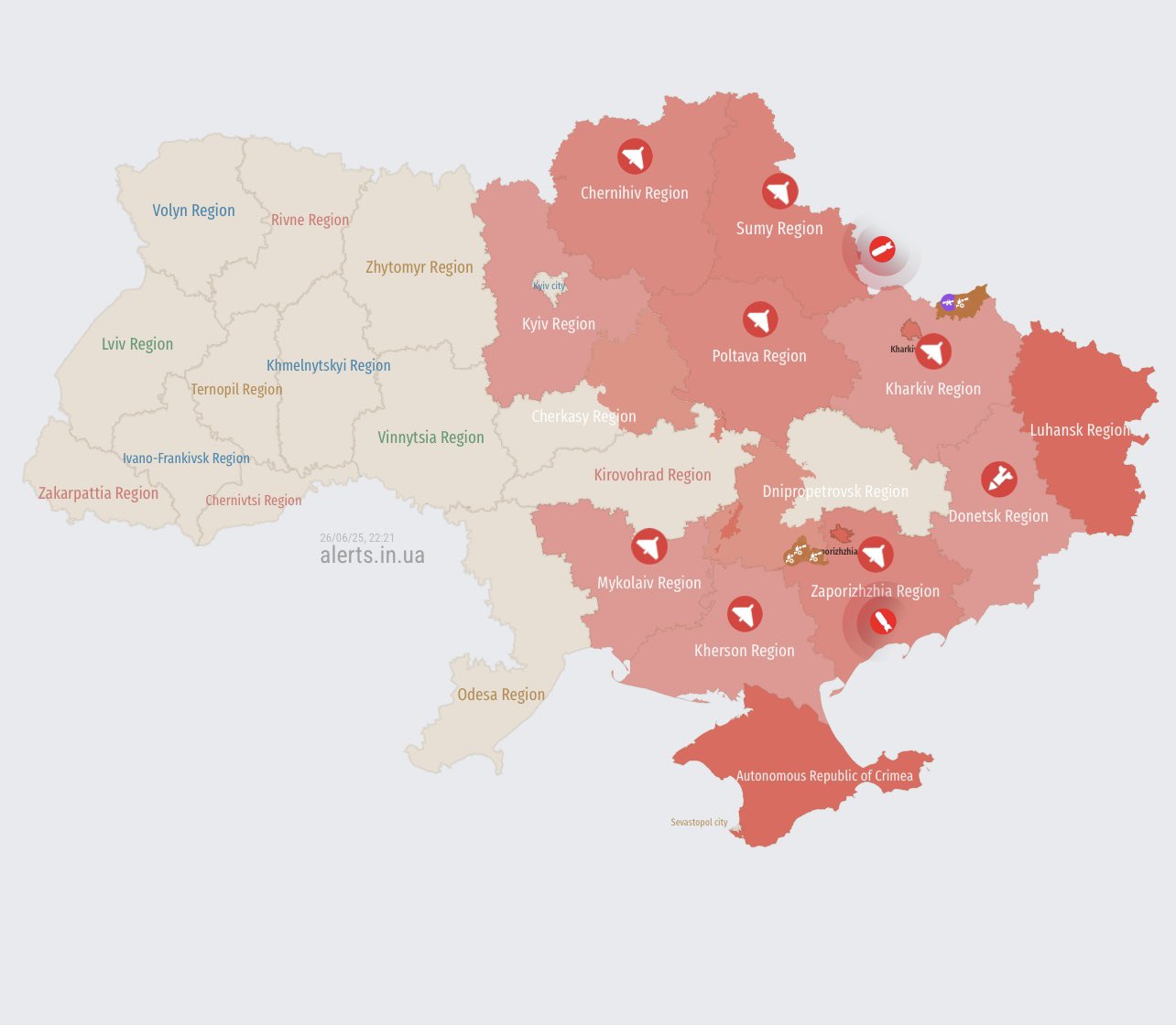 Hot night ahead in Ukraine