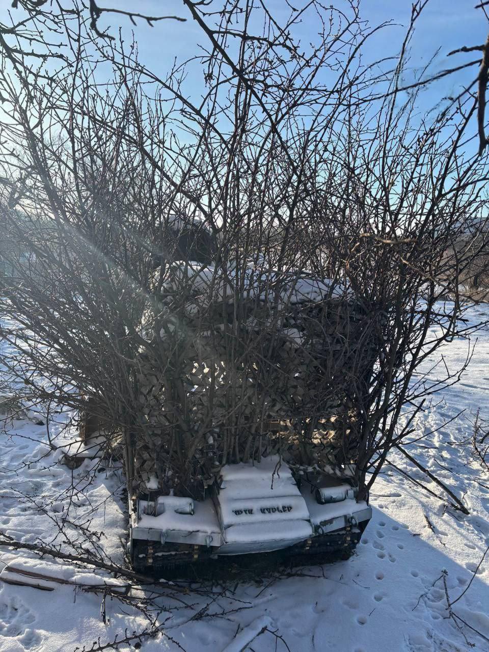 Russians disguising drones as bushes