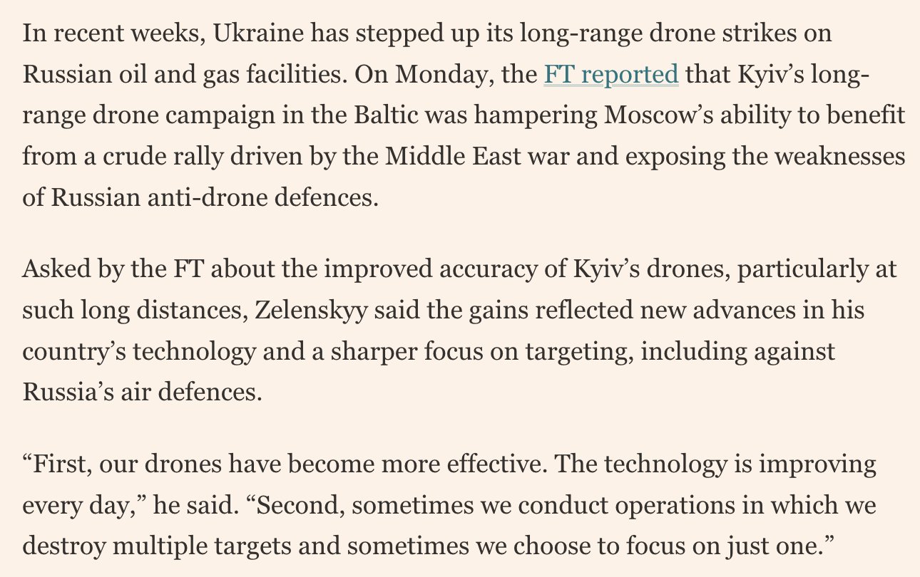 Zelenskyy: Ukraine’s Long-Range Drones Growing More Effective