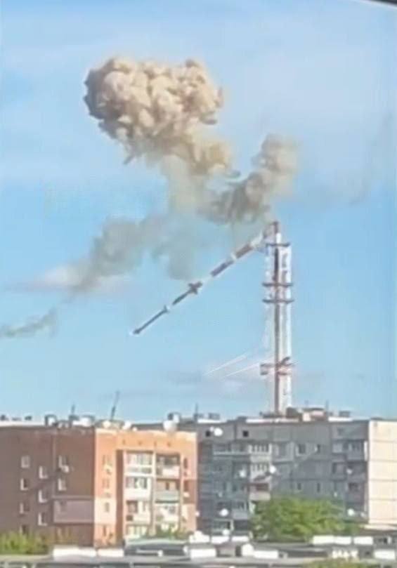 Russians attacked Kharkiv TV infrastructure site