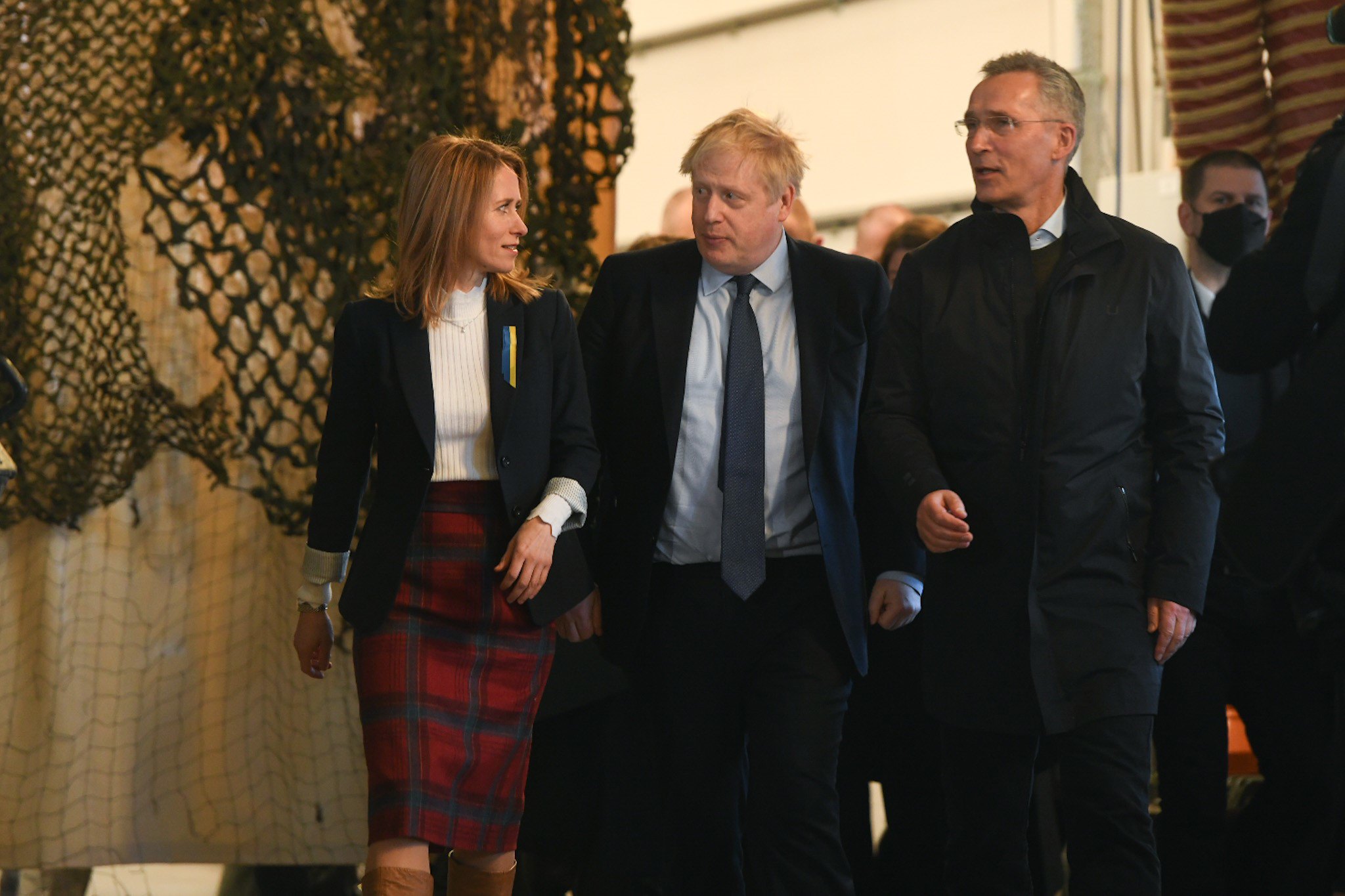 Johnson and Stoltenberg visit Estonia