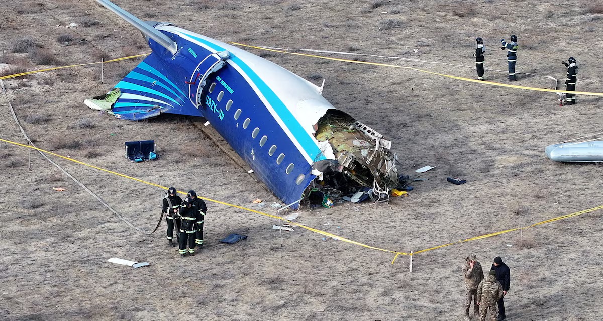 Azerbaijan received evidence that its plane was shot down by a Russian missile
