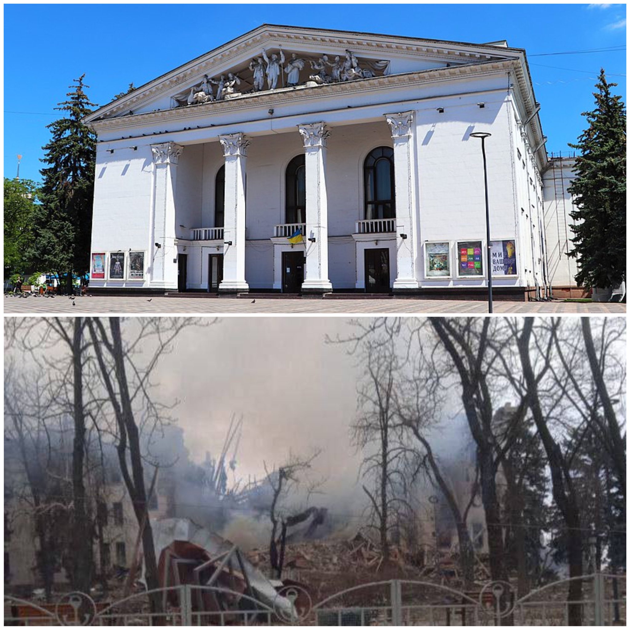 Russian aggressors attacked the Mariupol Drama Theater