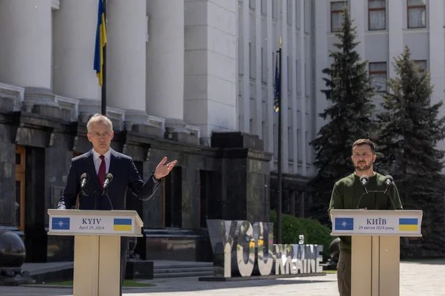 Zelensky and Stoltenberg announce continued aid and Patriot missiles