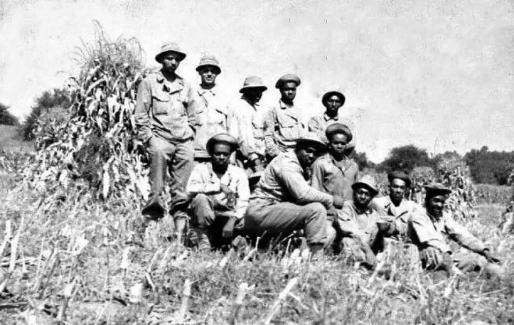 Black soldiers’ traumatic duty burying mutilated bodies in cemetery