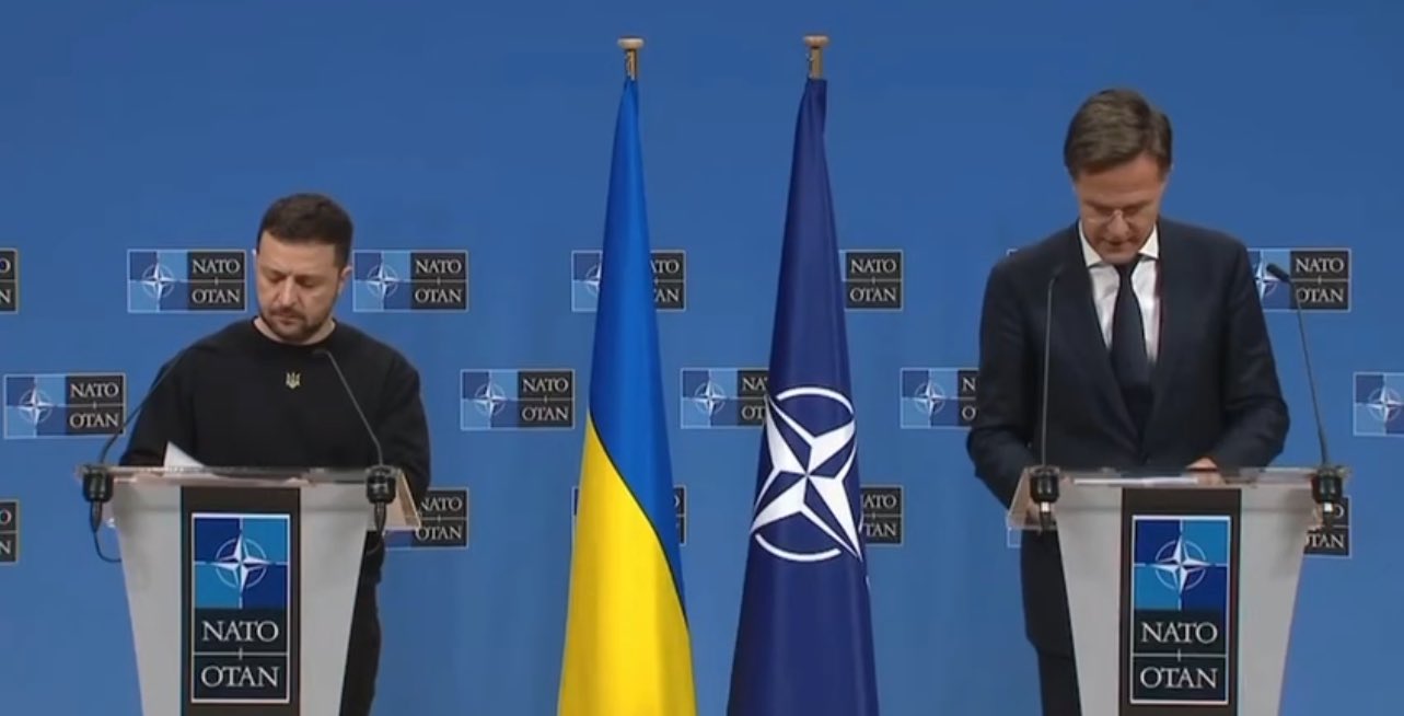 Zelensky: Ukraine already functioning in NATO, military equipped with diverse weapons.