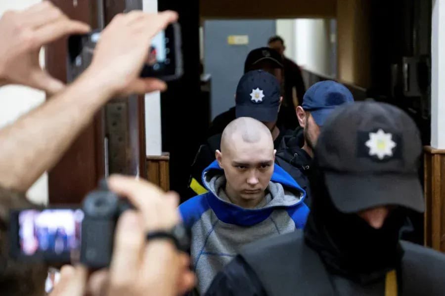 First Russian war criminal sentenced to life for civilian murder
