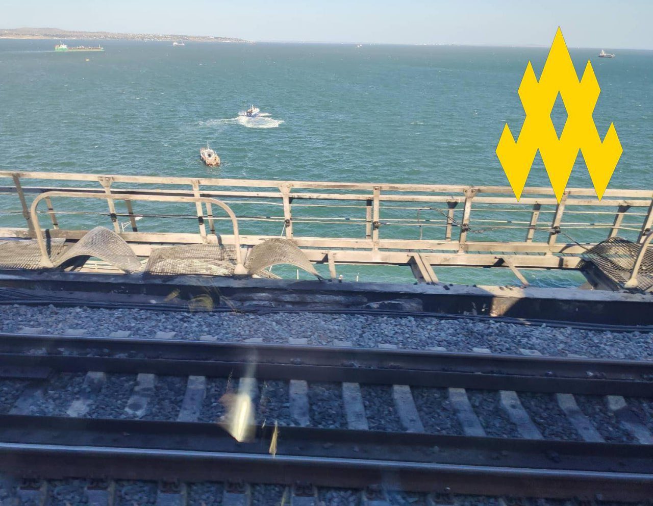 Crimean bridge collapsing after recent attacks, says ATESH