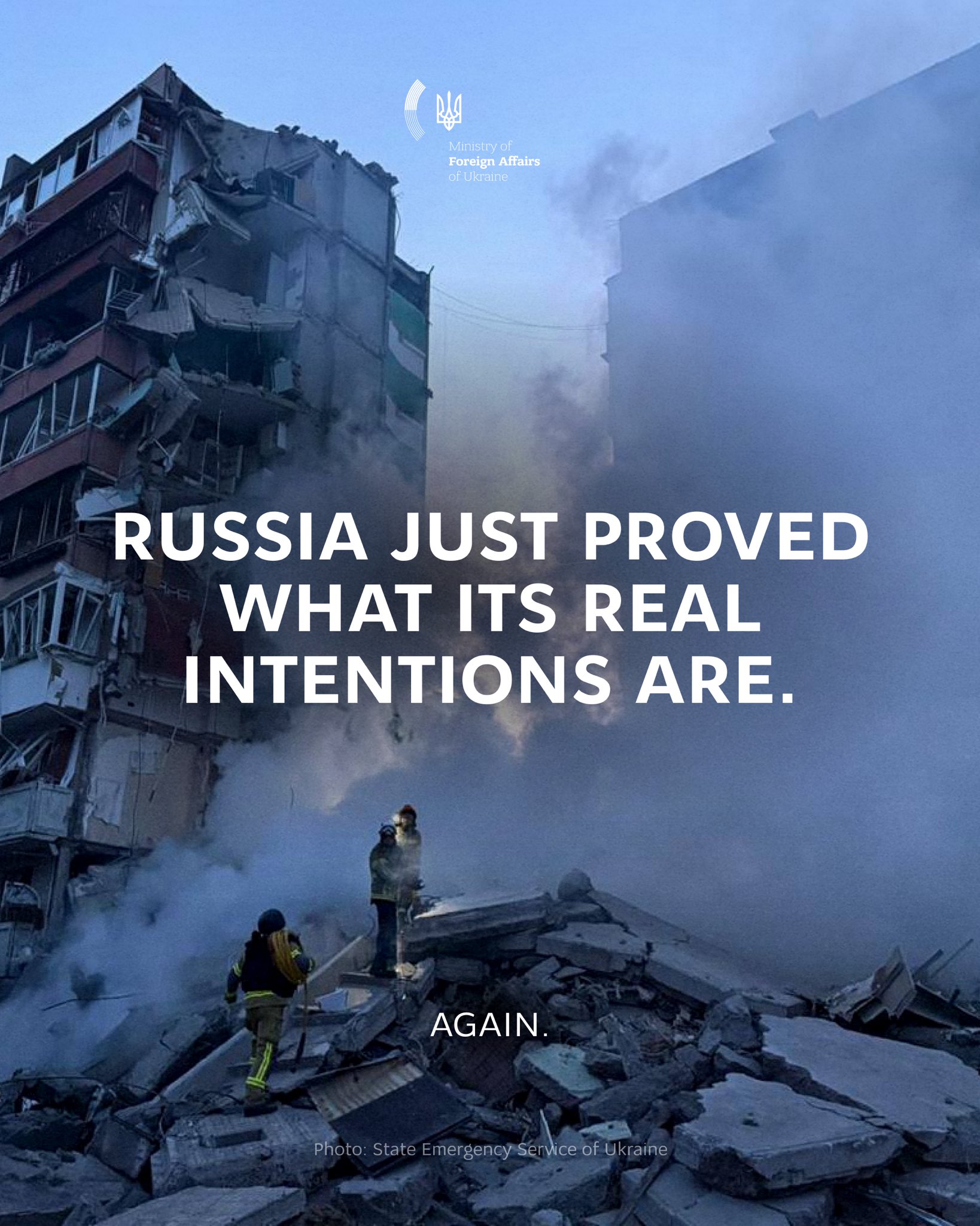 Rescue operation in Kyiv after Russian strike on residential building