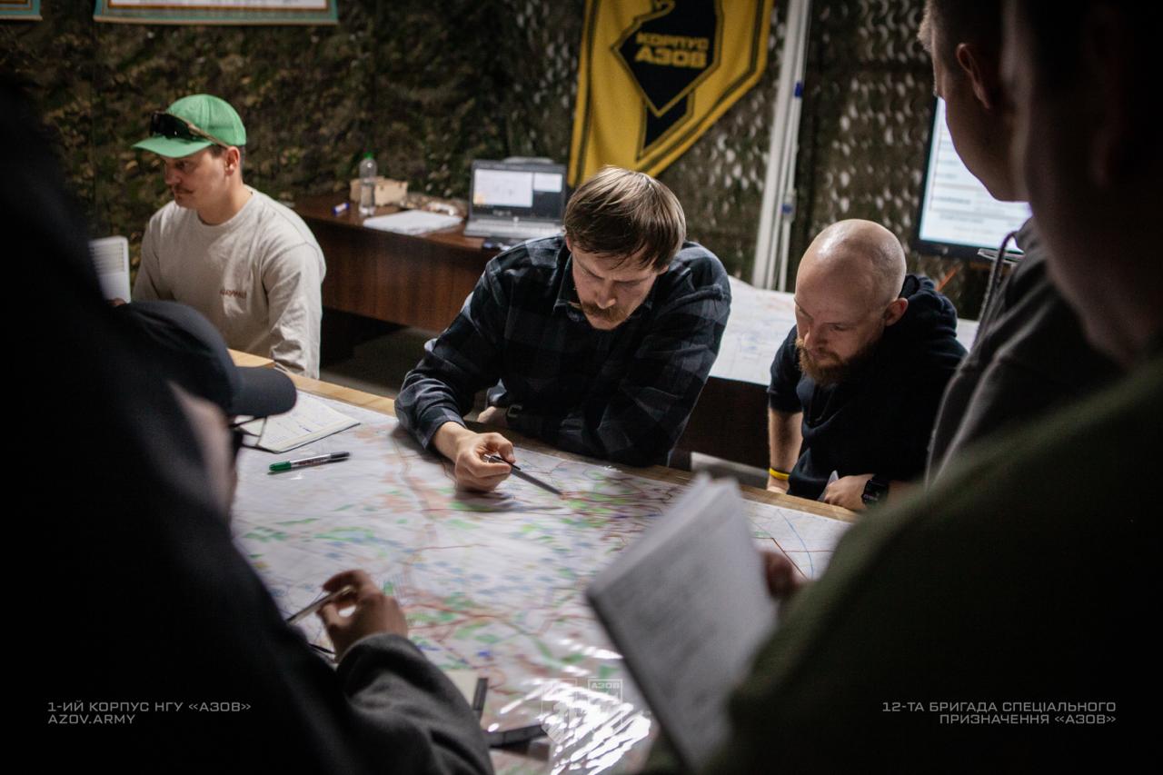 Azov Brigade conducts command and staff training exercises