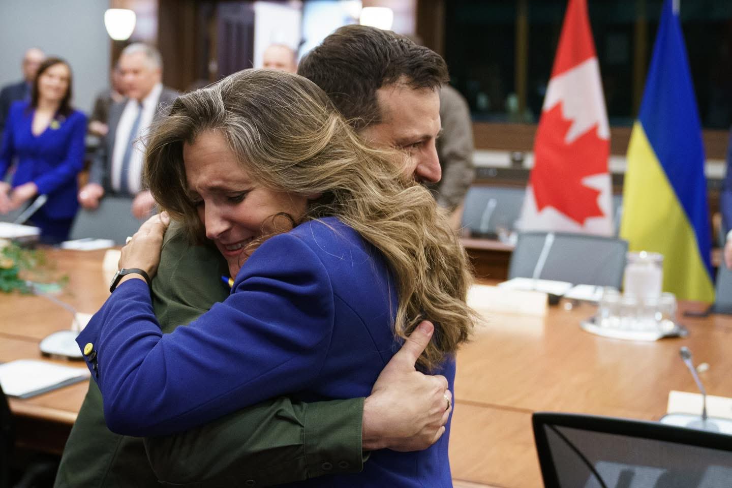 Chrystia Freeland declares Putin a war criminal