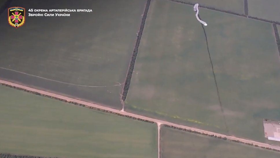Ukrainian drone films its own destruction by Russian SAM, but artillery inflicted greater damage.