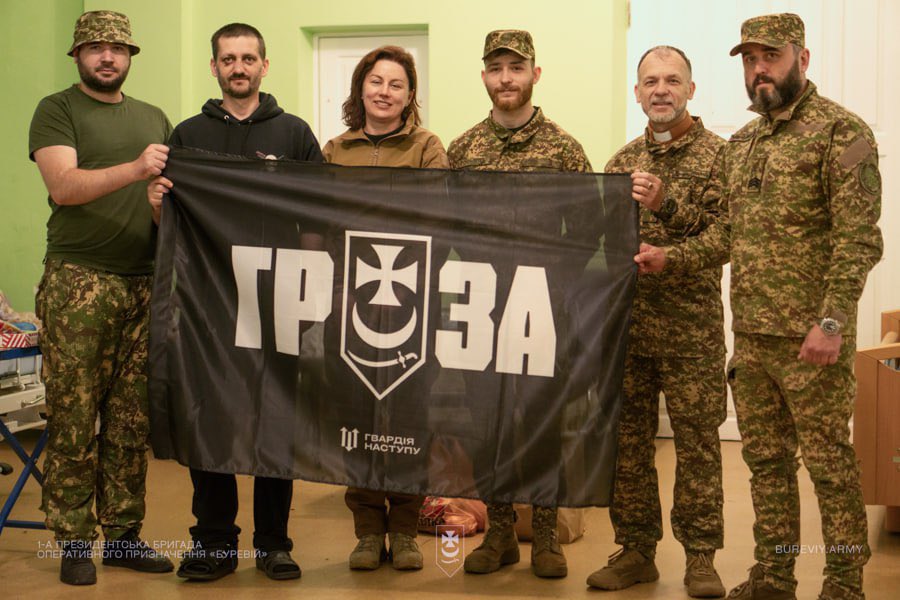 National Guard of Ukraine visits wounded soldiers in hospitals