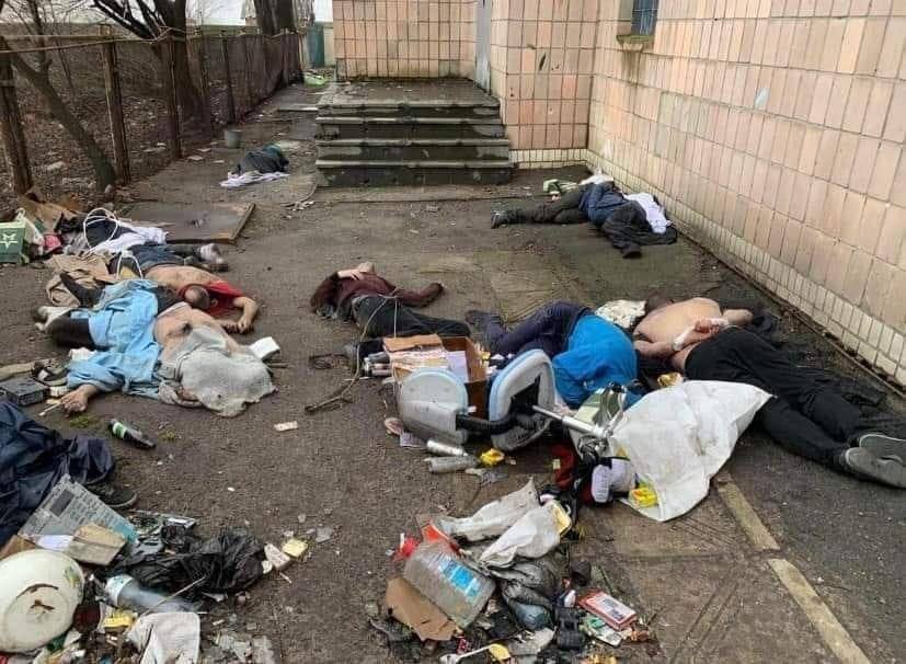 Photo evidence of executed civilians in Bucha and Motyzhyn