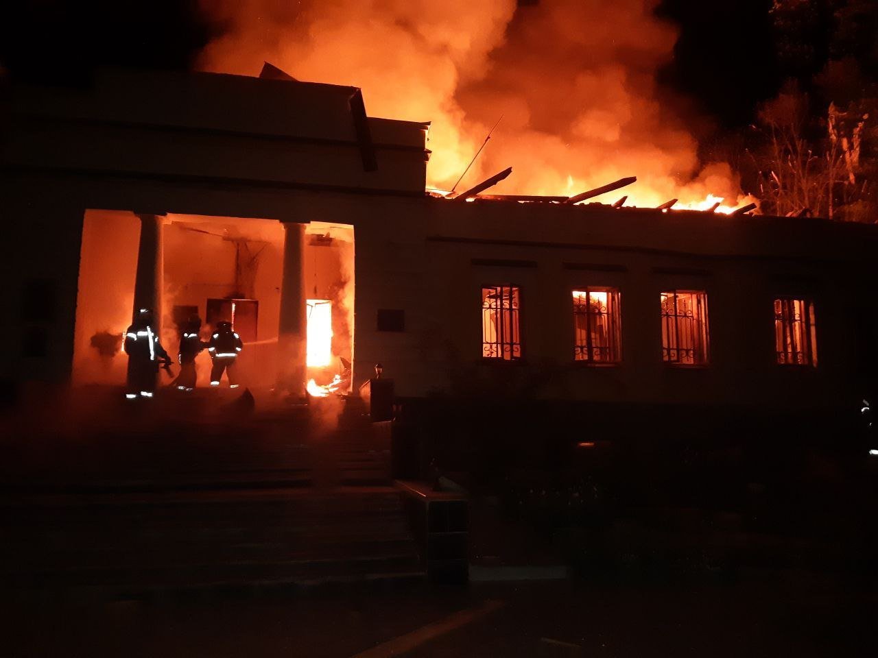 Fire at Skovoroda Museum after 9 hours