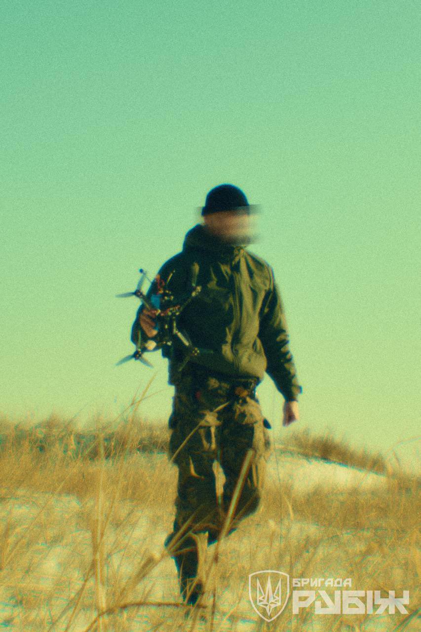Rubizh Brigade drone operators strike targets