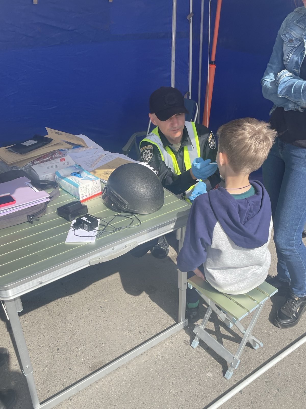 8-year-old undergoes DNA test for missing father