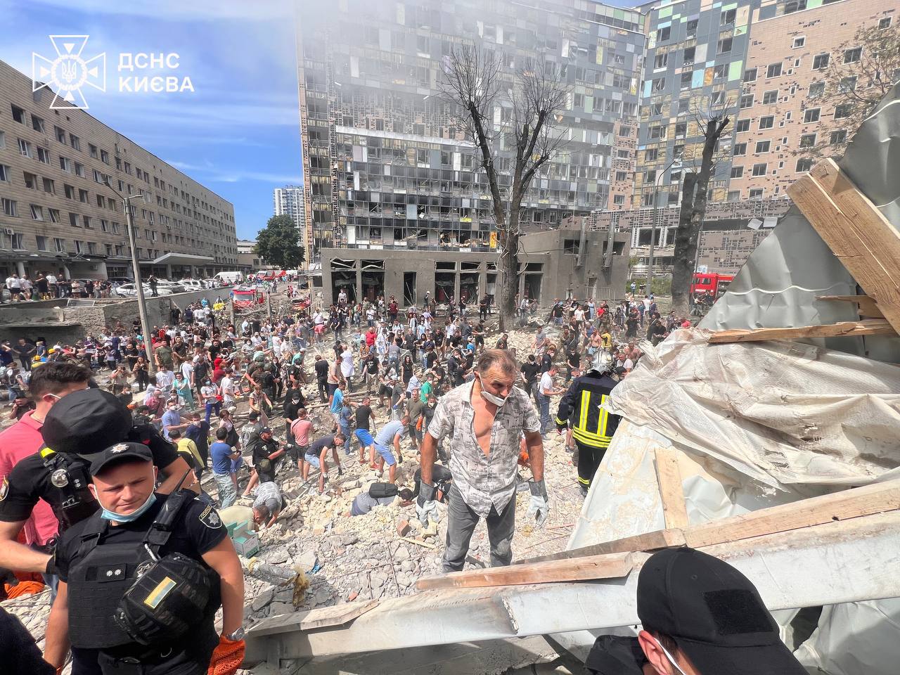 Russian missile attack devastates Kyiv children’s hospital, killing dozens across Ukraine
