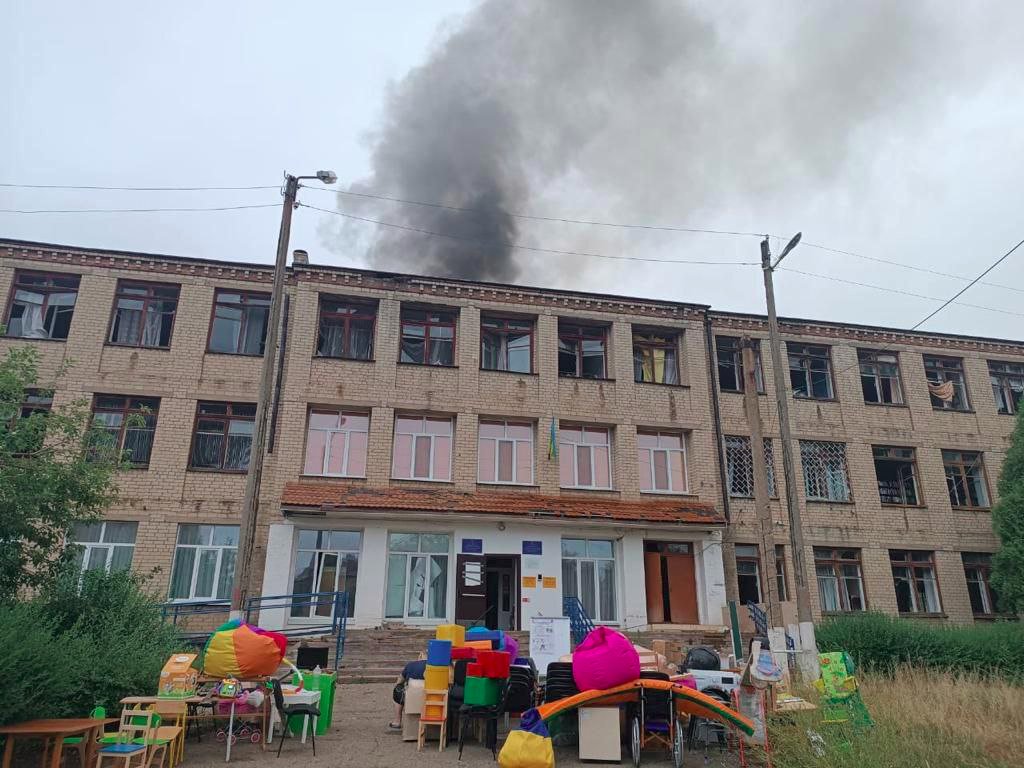 Russian missiles hit school, kindergarten, college, art center in Donetsk Oblast