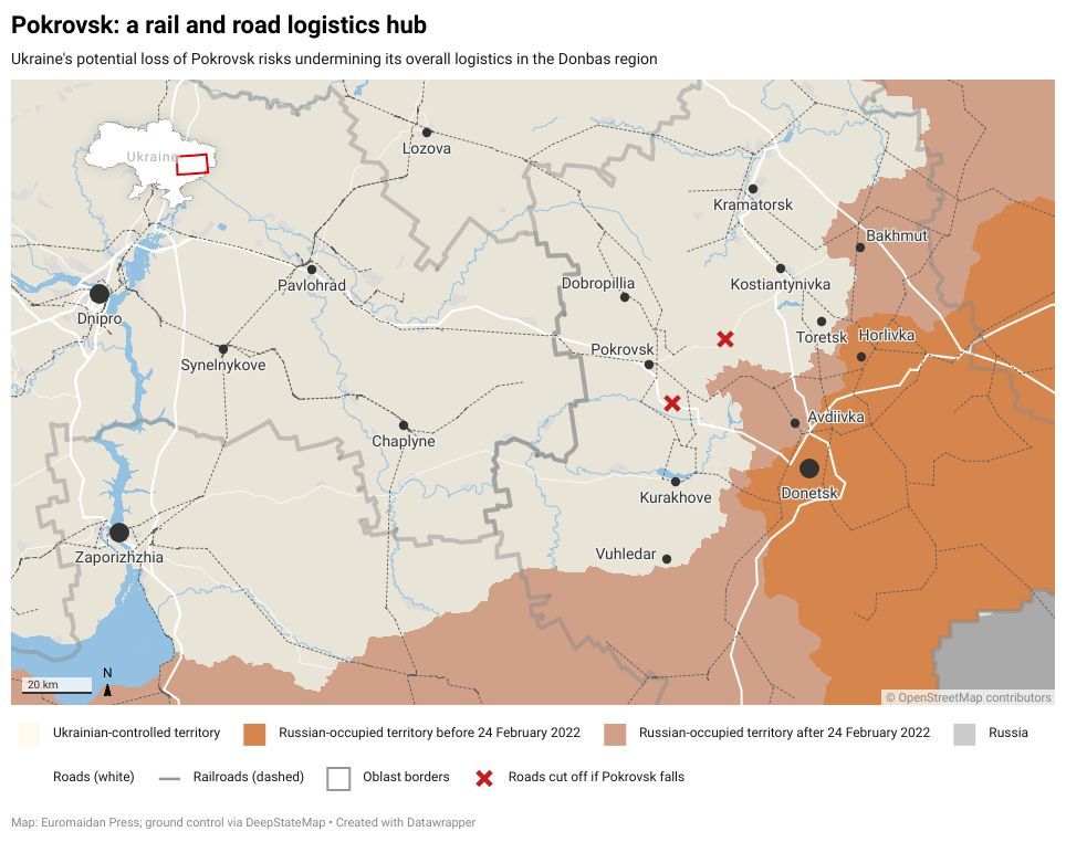 Pokrovsk: threat and stakes for Donbas