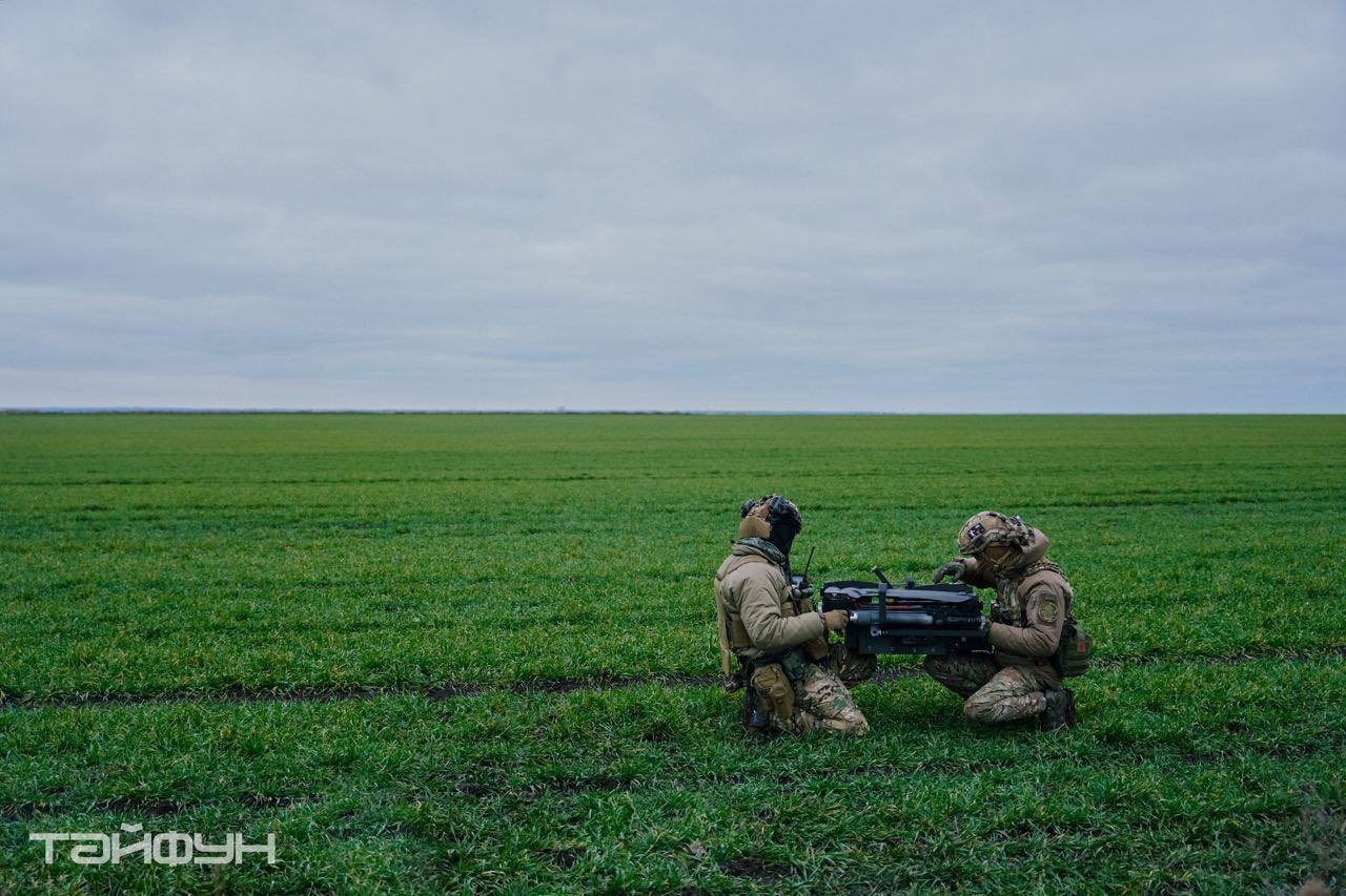 Ukrainian military unit preparing for combat operations