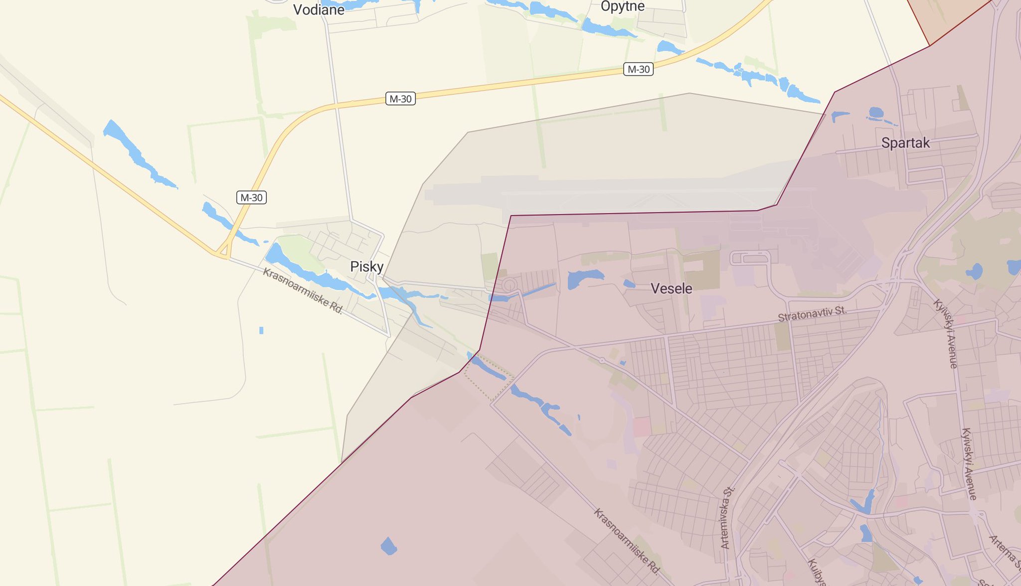 Fighting in Pisky near ruined Donetsk Airport