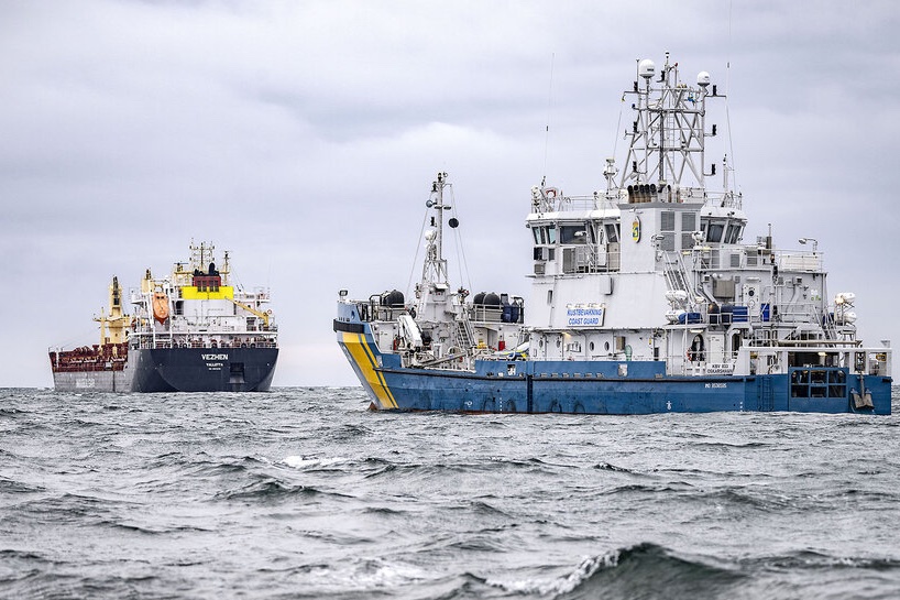 Russia’s shadow fleet transforms into offshore drone bases, hitting European airspace.